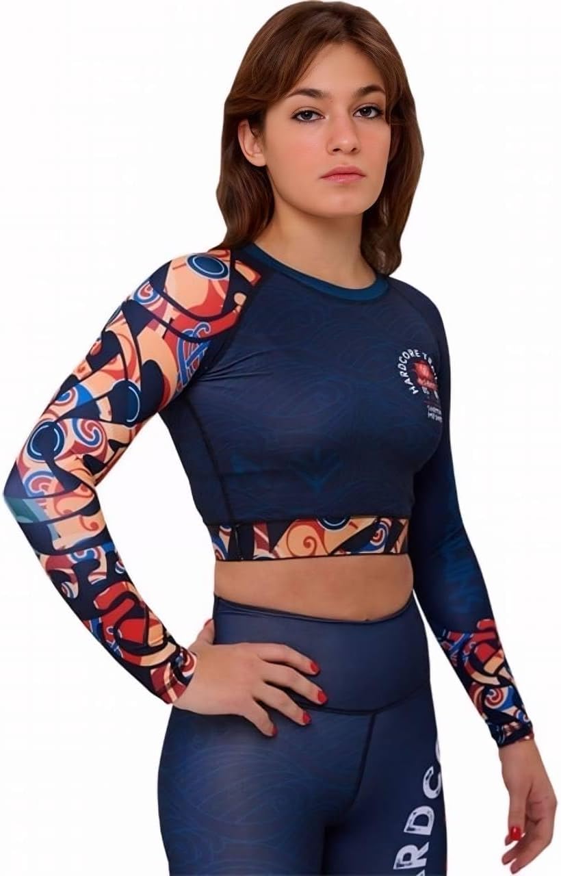 Hardcore Training Thor Compression Long Sleeve Top Women Fitness Boxing Rash Guard Yoga Running