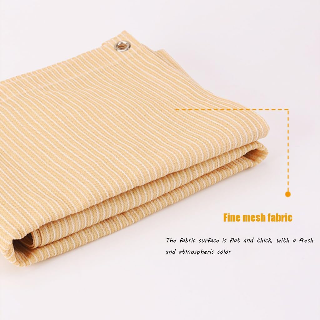 Shade Net 90% Shade Fabric Sun Shade Cloth Home Pergola Shade Cover, Shade Netting for Plants, Pergola, Porch, Backyard, Garden Vegetables(Size:2x6m)