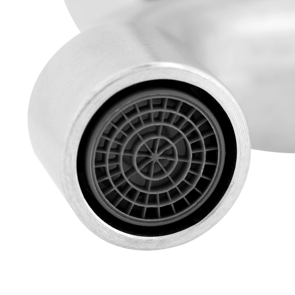 Washing Machine Faucet 304 Stainless Steel Single Lever Kitchen Faucet Wall Mount Laundry Faucet Tap Sink Basin Water — view 6