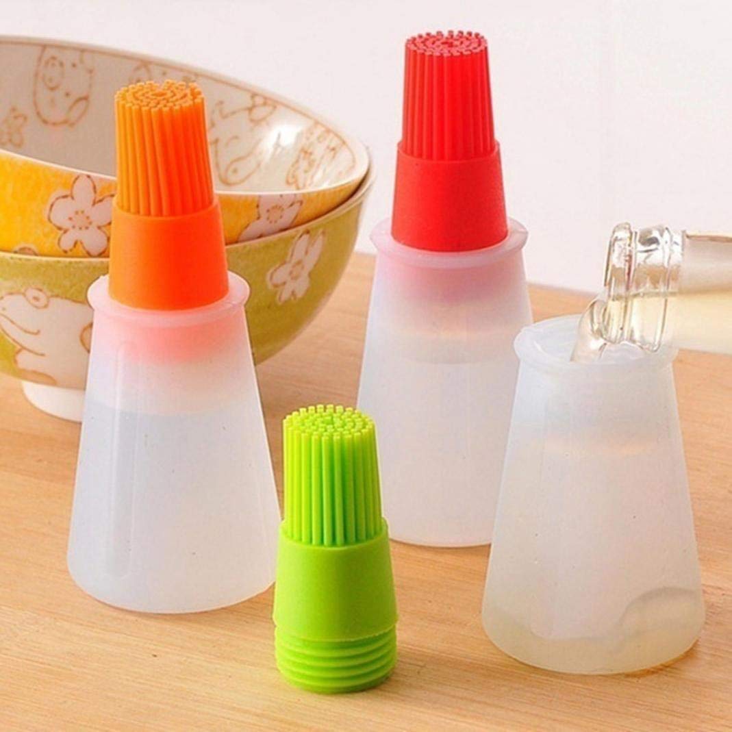 Oil Dispenser Bottle Brush Basting BBQ Barbecue Cooking Baking Pancake bar Kitchen Tool Grill Brush