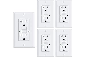 BRILLTECH GFCI Electrical Outlet 5-Pack: Your Home's Safety, Simplified