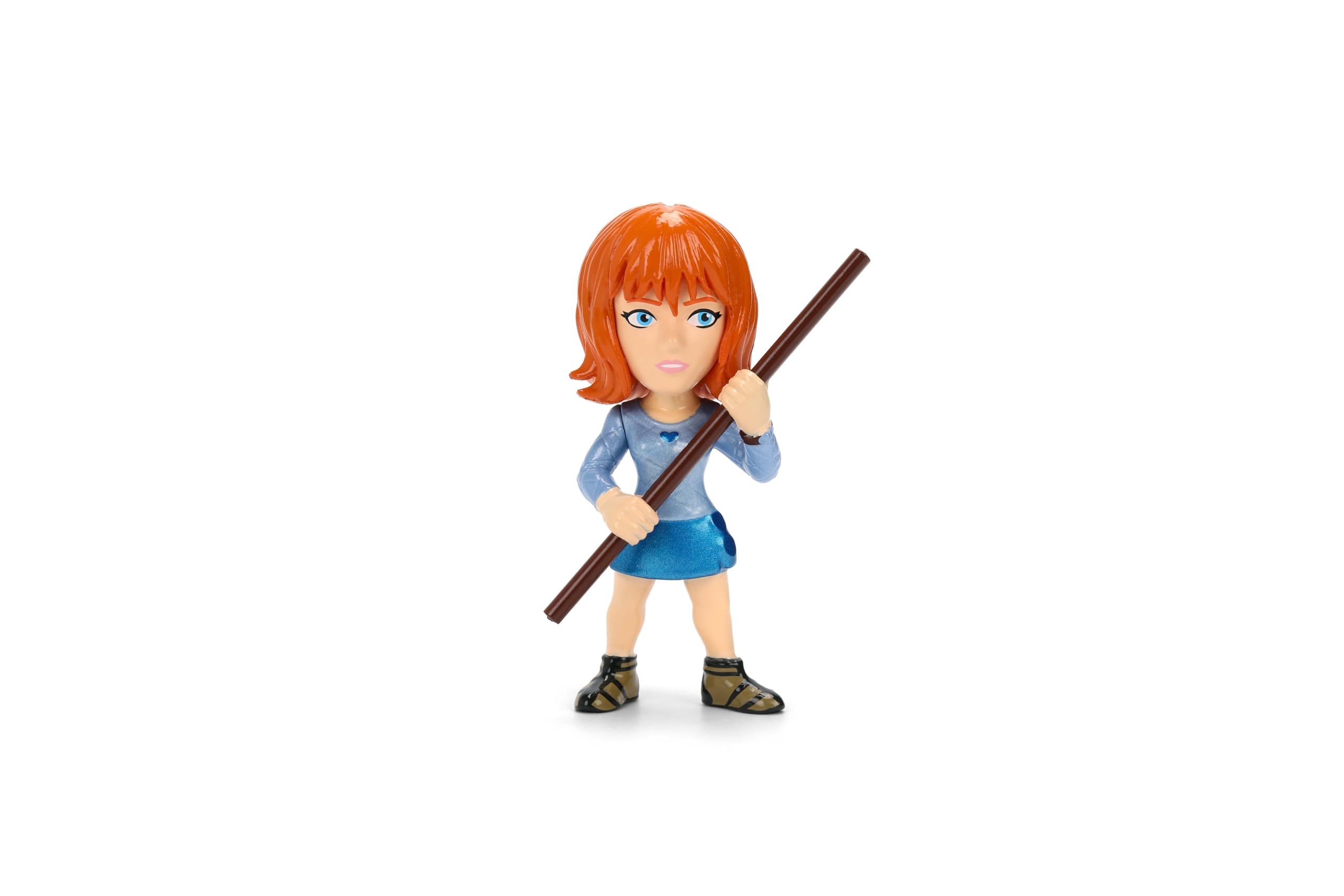 Jada Toys One Piece Netflix - Set di 4 statuine in metallo pressofuso serie 1, motivo: Rufy, Nami, Zoro e Chopper