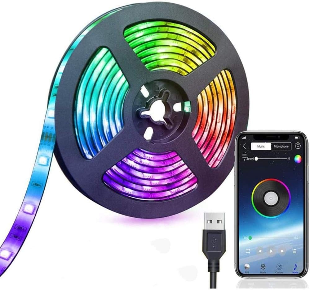 illuminazione a led di sbieco per la tv