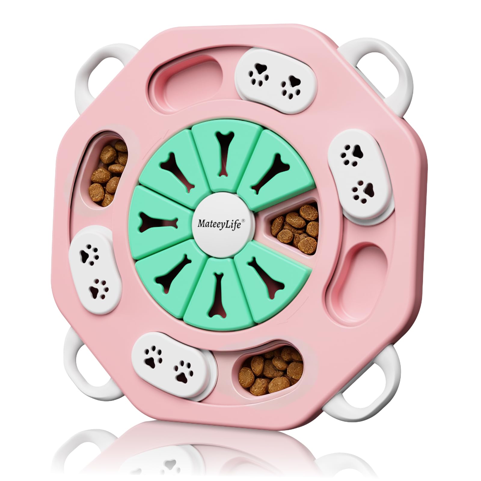 MateeyLife Dog Puzzle Toys Interactive Dog Toy Treat Dispensing Puzzle Feeder for Boredom,Puppy Enrichment Toys for Birthday Gift,Slow Feeder IQ Training Anxiety Relief,Mental Stimulating