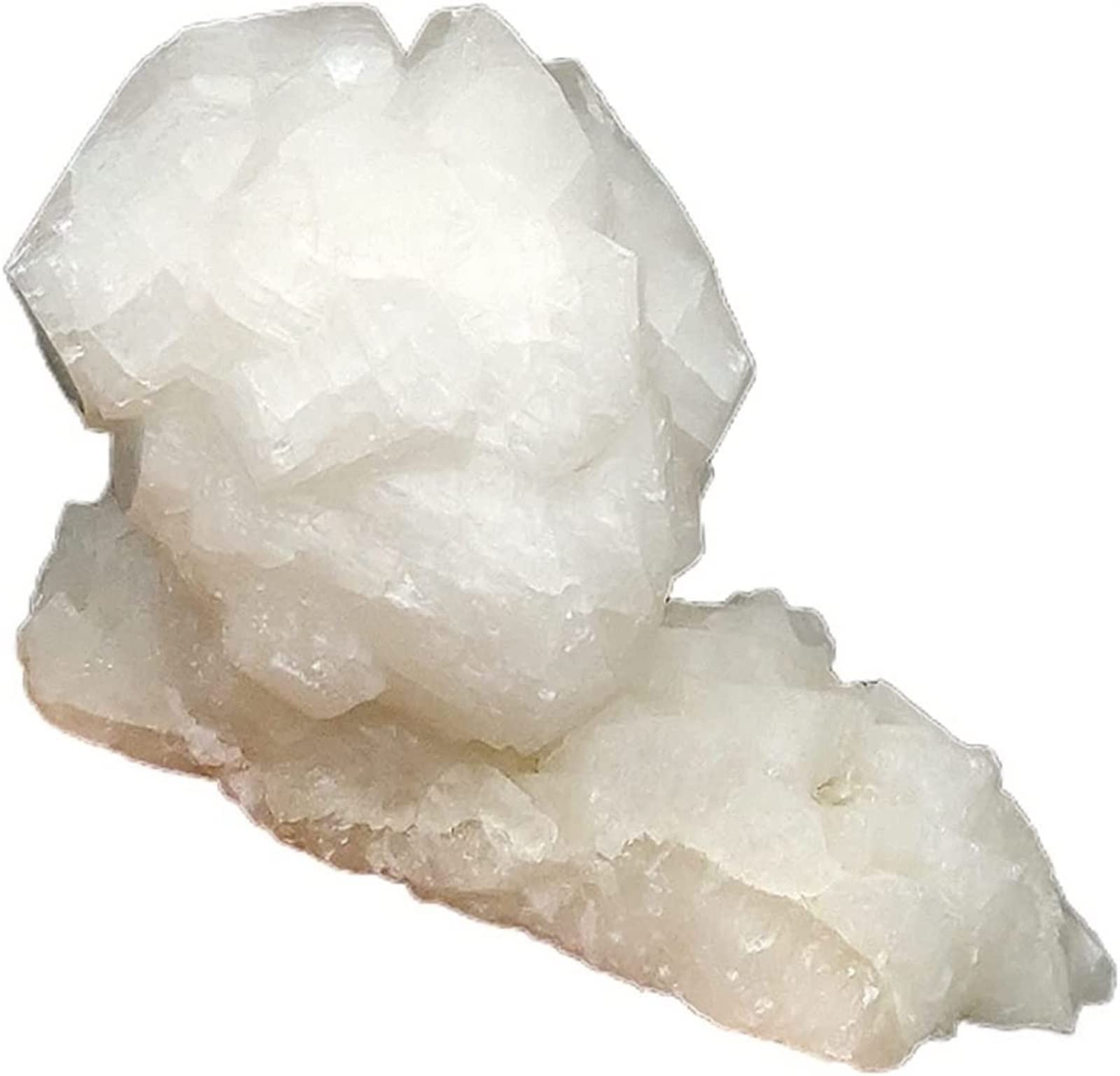 Pierres et cristaux de calcite naturelle en grappe décorative chinoise