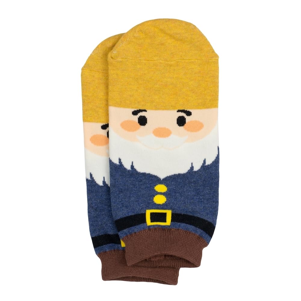 Joe Cool Unisex Multicoloured Socks Cotton & Spandex Ankle Happy Dwarf