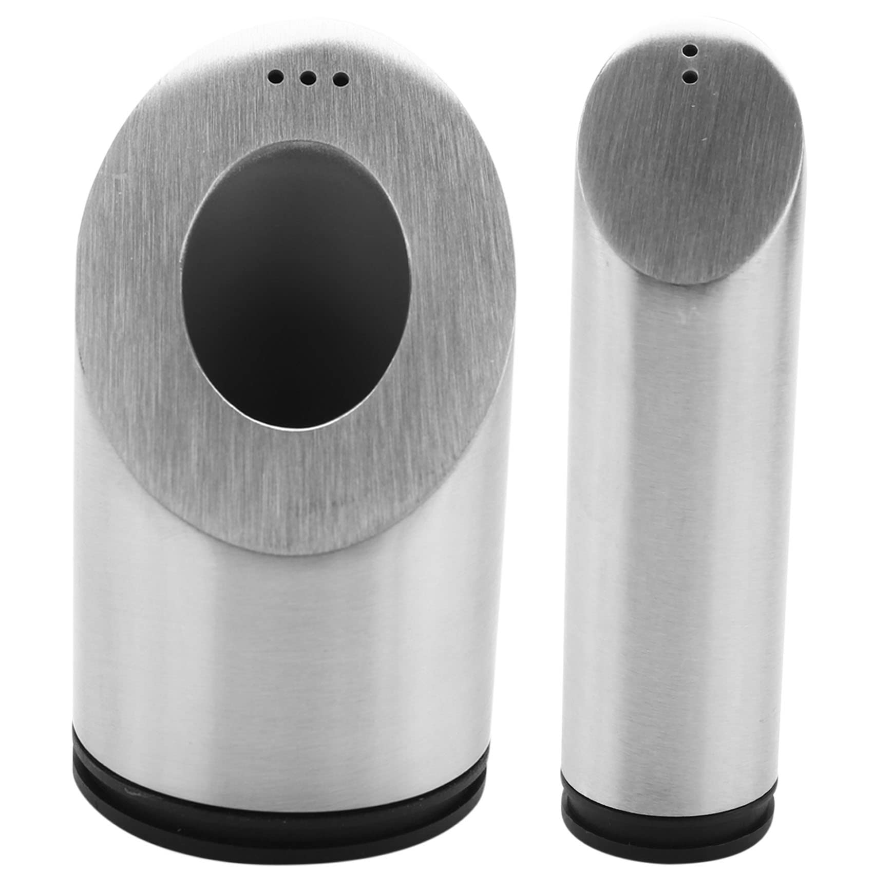 Hndhbfgrt 2Pcs Stainless Steel Salt and Pepper Shakers Set for Spices with Holes Seasoning Jar Spice Rack Kitchen Cruet Tool