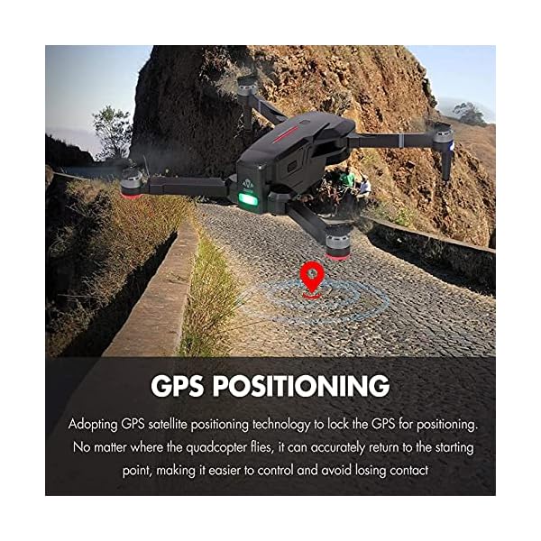 K1 PRO GPS Drohne mit 4K HD Kamera und 2-Achsen Gimbal， 5G WiFi FPV Drohne für Erwachsene， Faltbarer RC Quadcopter mit… – Bild 6