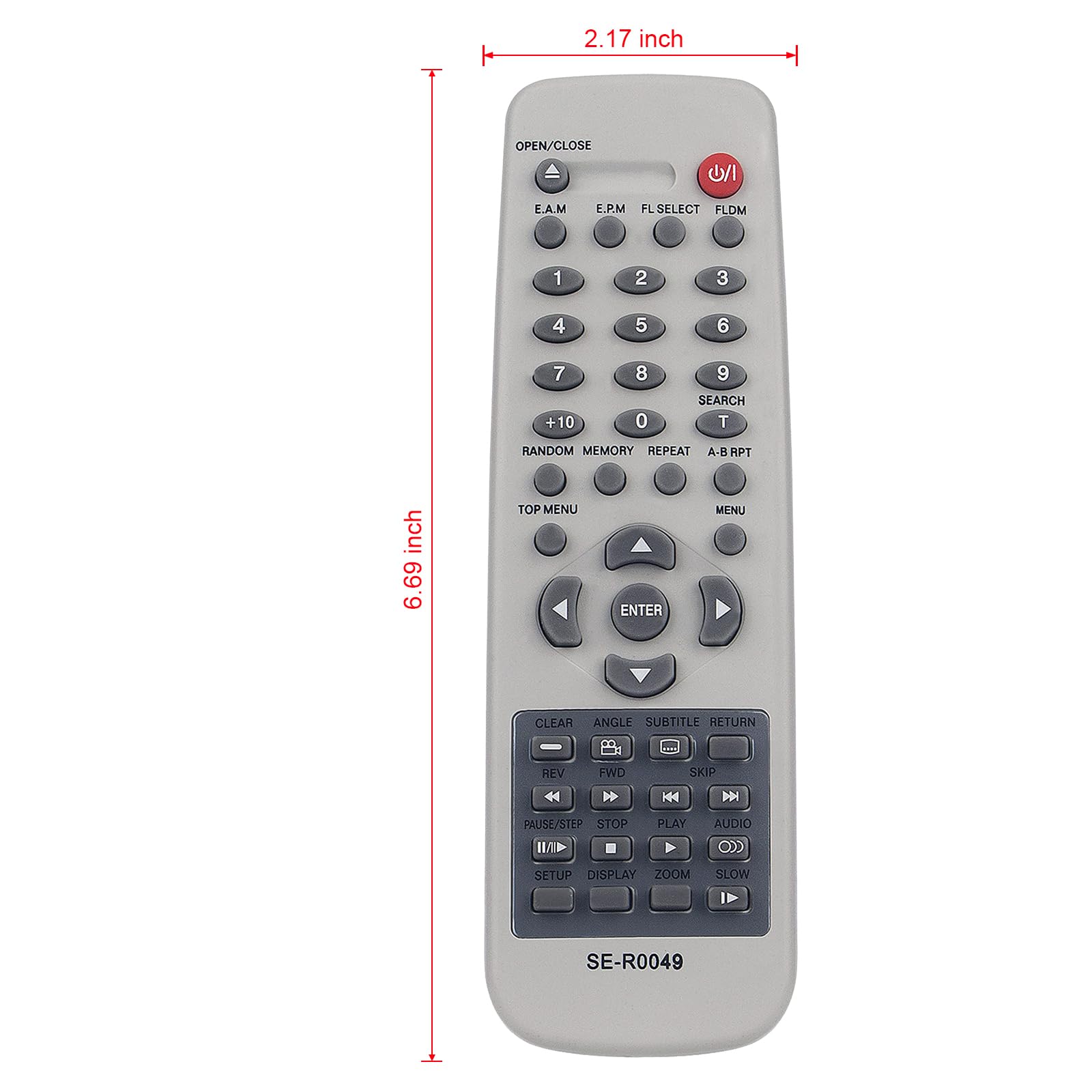 Amazon.com: SE-R0049 Replaced Remote fit for Toshiba DVD Video