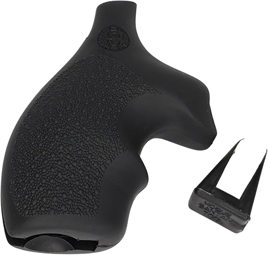 Hogue Rubber Grip S&W J Frame Round Butt Rubber Bantam Style Grip