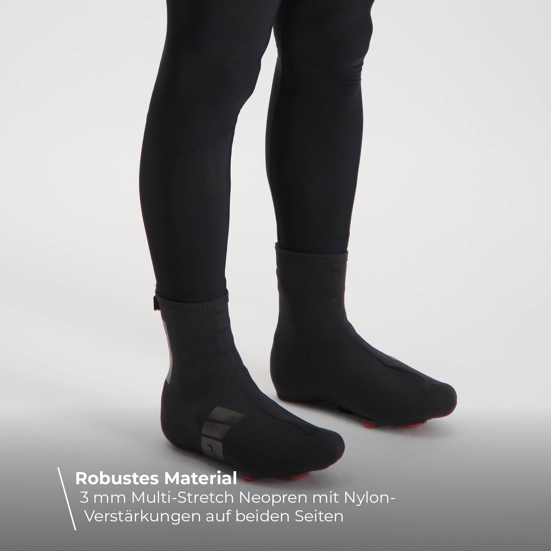 BBB Cycling Fahrrad Überschuhe für Herren und Damen | Winter Schuhüberzieher Windfest Kälteschutz Thermo Neopren Überschuhe für Rennrad MTB | HeavyDuty OSS BWS-02B