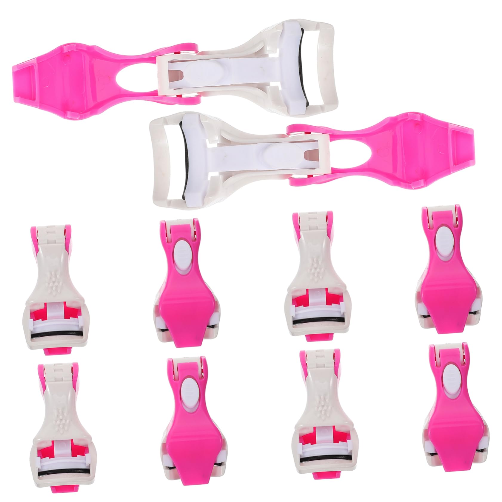 SOESFOUFU 10pcs Eyelash Curlers Portable Lash Curling Tools Eyelash Curler Refills