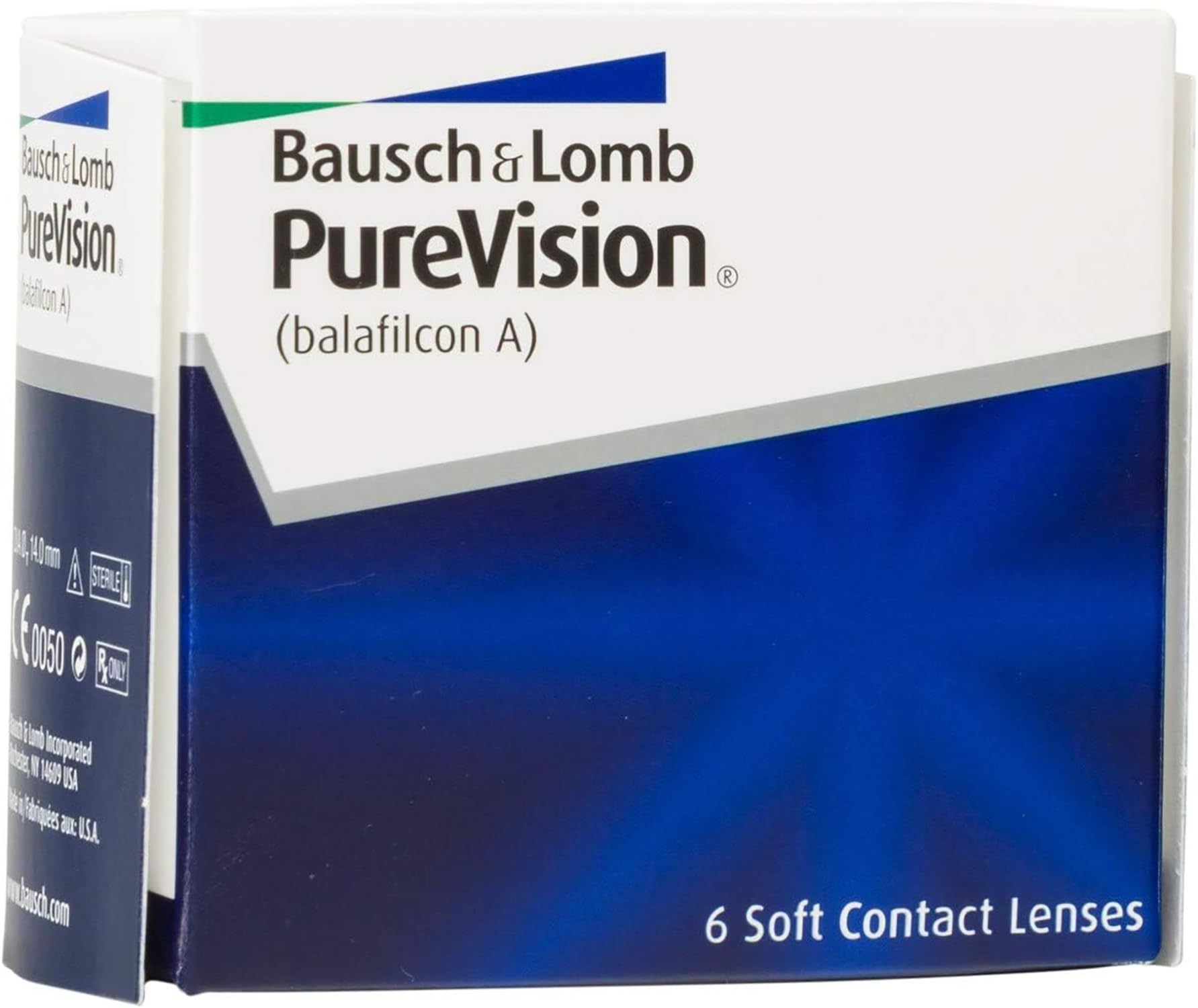 PureVision Lenti a Contatto Mensili, 6 Lenti, BC 8.6 mm, DIA 14 mm, -12.0 Diopt