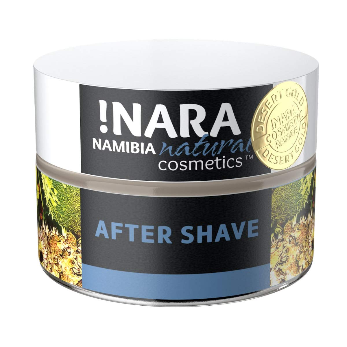 Nara After Shave Creme, Naturkosmetik, pflegende Creme für Herren gegen Hautrötungen und Irritationen (1x50 ml)