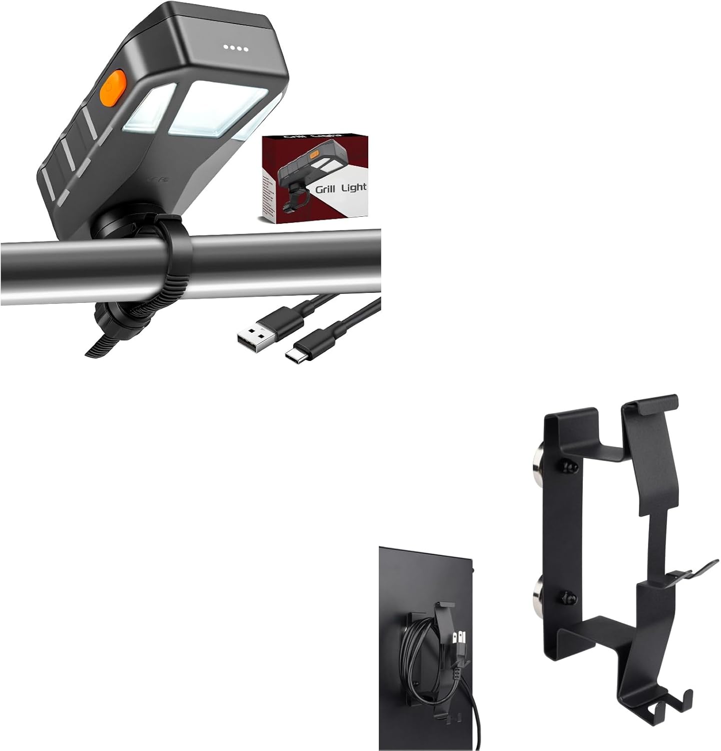 Grill Light for Blackstone Griddle + Magnetic Power Cord Organizer