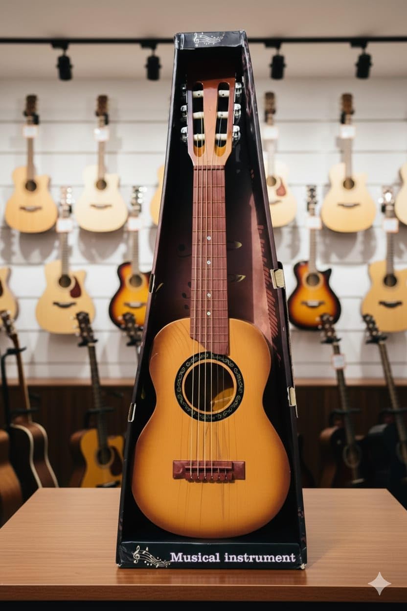 Buy KETROOSA Kartonic Acoustic Guitar 6-String Wooden Finish Non
