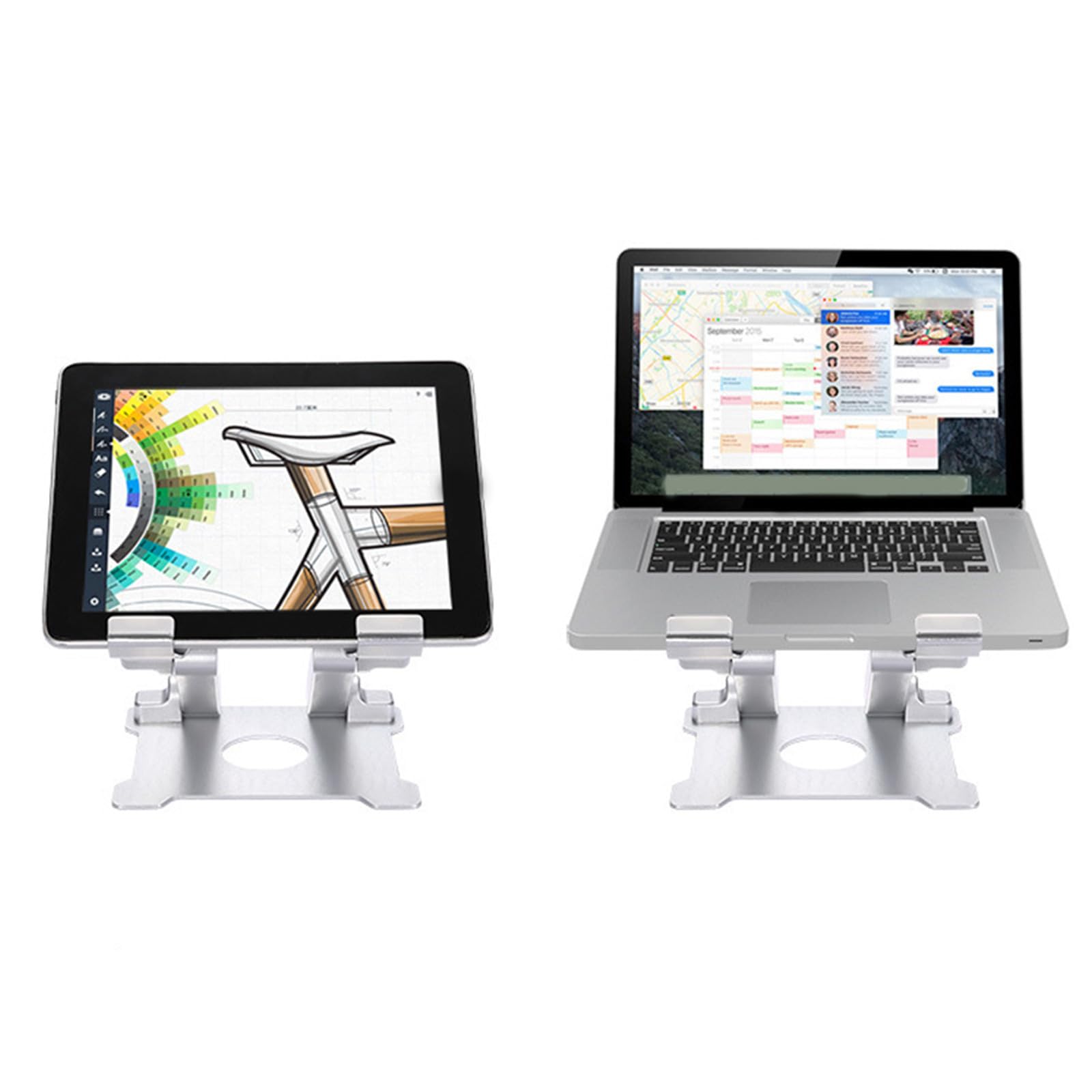 Supporto per Tablet Regolabile in Lega di Alluminio Pieghevole