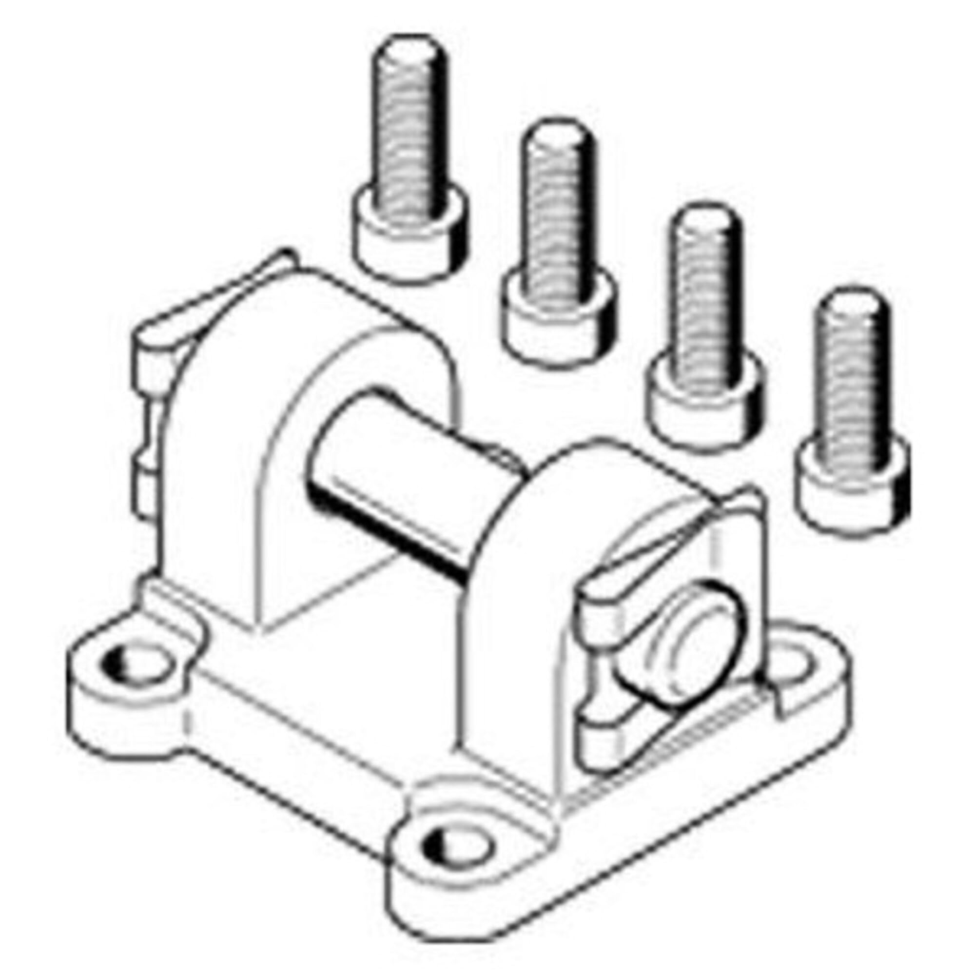 Festo 174391 Sncb-40 pivotant Bride