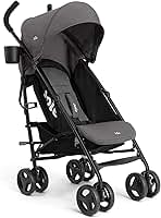 Joie Tansy Umbrella Stroller – Lightweight, Compact Folding with Multi-Position Recline – Travel-Friendly Stroller (Thunder)