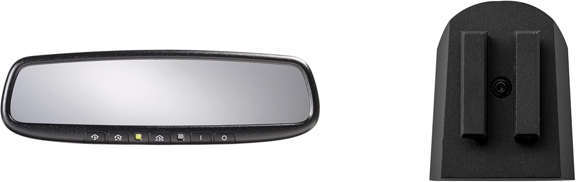 Advent ADVGEN40A4 Gentex Auto Dimming Rear View Mirror with Homelink 4 with Advent GENMM4 Gentex Sprinter Van Rear View Mirror Mount