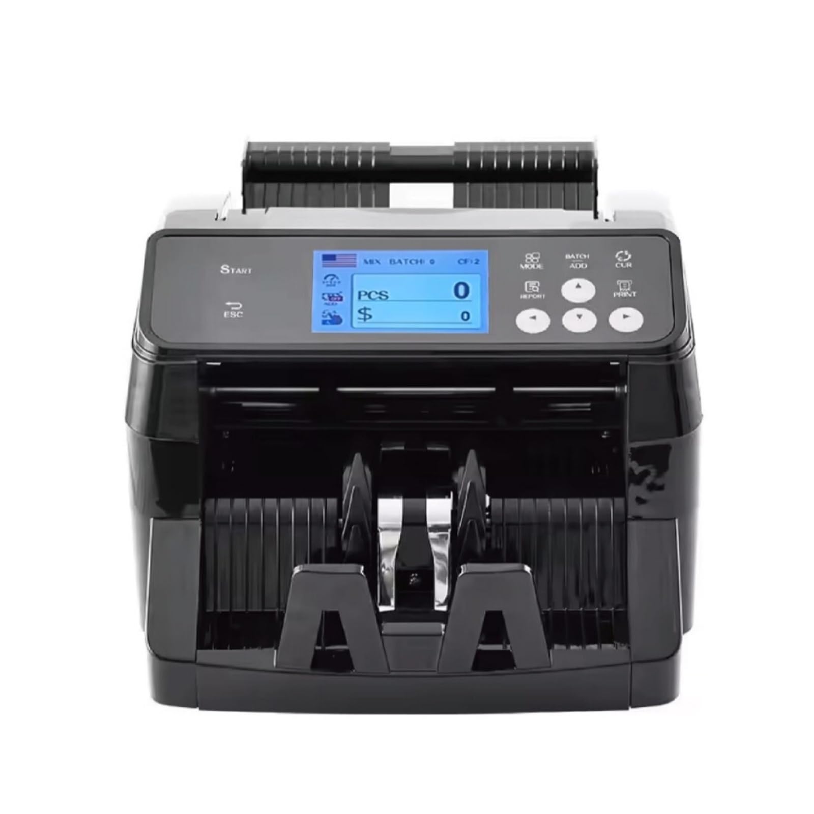 Contatore di denaro, Contatore di valore multivaluta banconote magnetico UV CIS da 1200 banconote/min