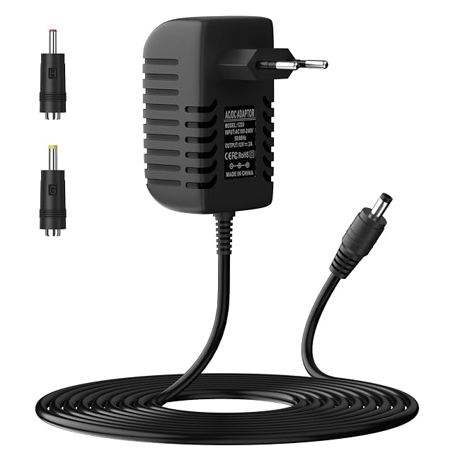 OFFCUP 12 V 2 A adapter sieciowy 24 W, zasilanie do laptopa, kabla do ładowania, transformator LED, transformator do taśm LED, laptopów, monitorów, telewizorów, odtwarzaczy multimedialnych