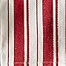 DII Cotton Gourmet Stripe Dish Cloths, 12 x 12 Set of 3, Herringbone Absorbent Kitchen Dishcloths for Cleaning, Drying, Cooking, Baking-Tomato Red
