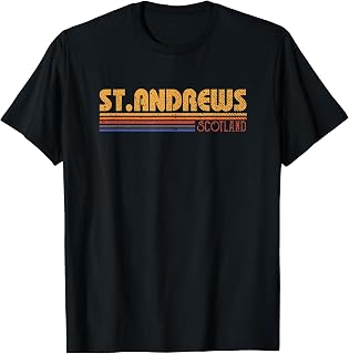 Retro St. Andrews Scotland T-Shirt