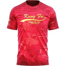 TAO Kung Fu Tshirt Dry Fit T-Shirts for Men Martial Art Sport Shirts Polyester T Shirt Sublimation Short Sleeves Round Neck