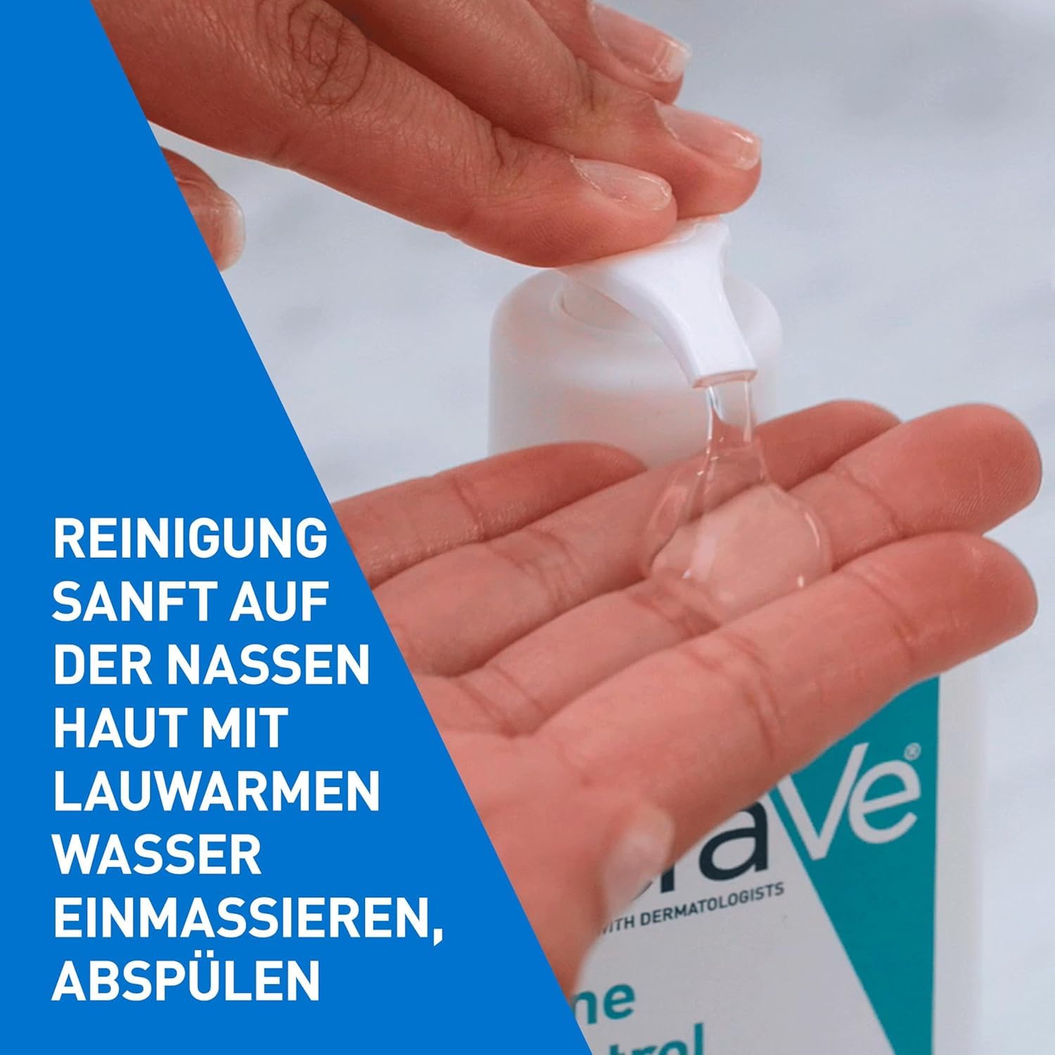 CeraVe Porentiefe Reinigung, Schäumendes Reinigungsgel mit Salicylsäure für das Gesicht bei unreiner und zu Akne neigender Haut, 473ml