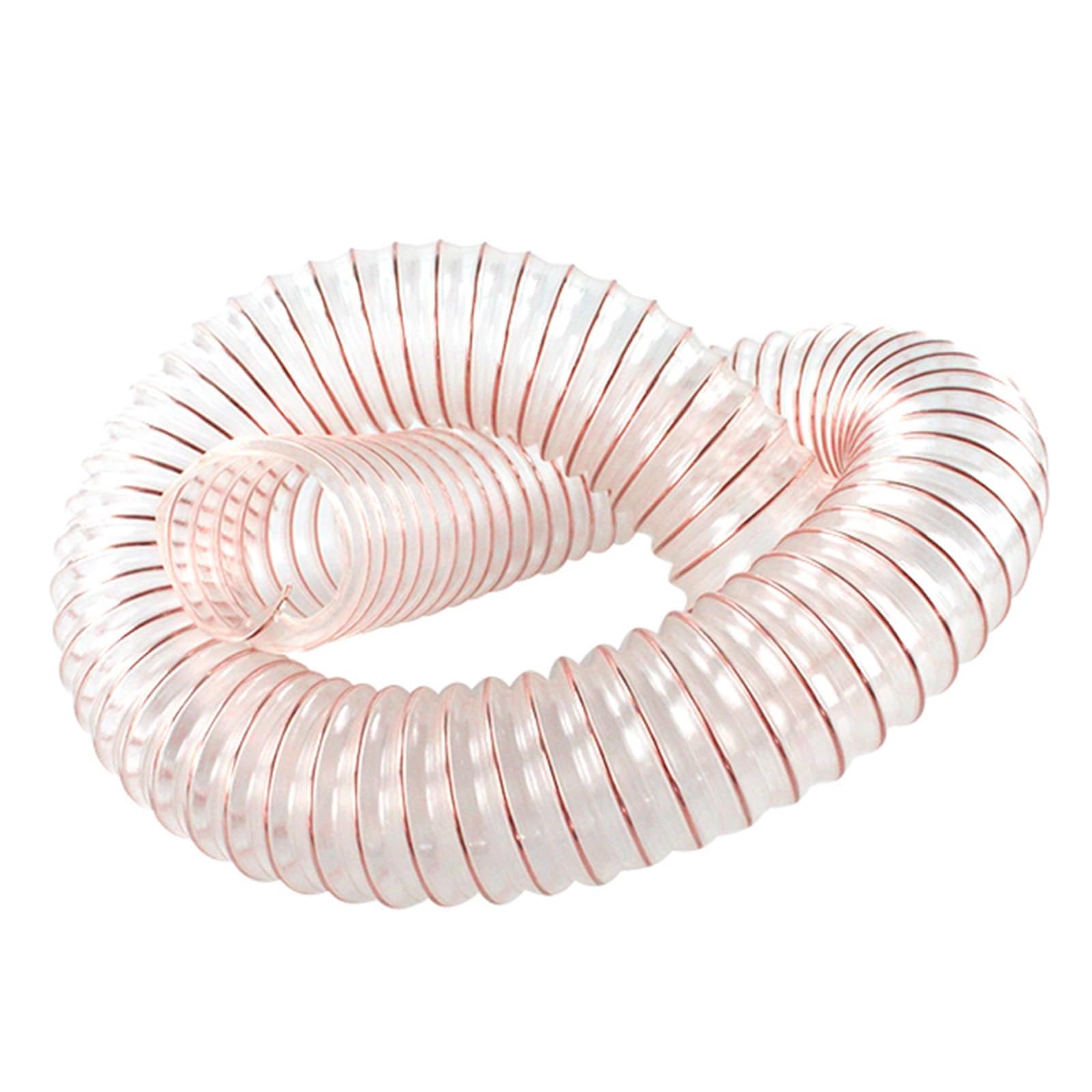 Flexible PU Vent Hose High-Temp Resistant Corrugated Tubing with 2,mm Wall Thickness(Inner diameter:55)
