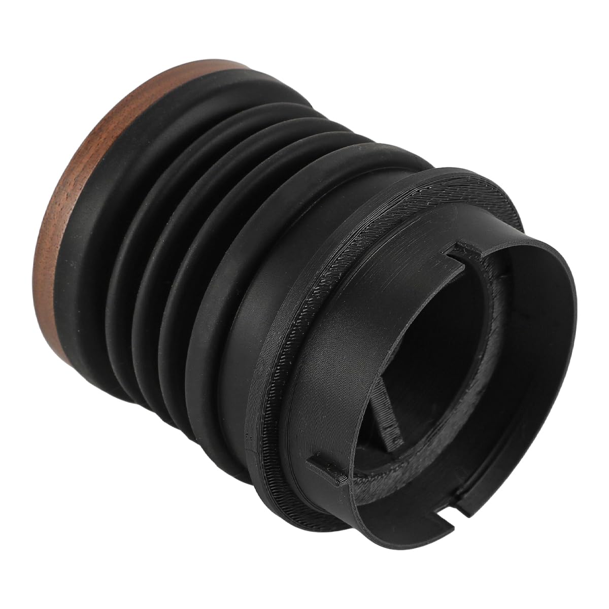 Molinillo de café con tolva de dosis única, molinillo de granos de café, herramienta de limpieza de contenedor de granos de 90 x 82 x 78 mm