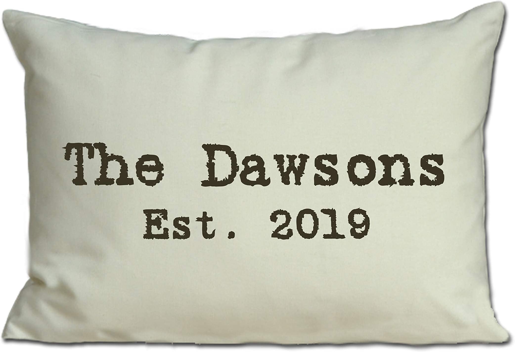 Personalized Pillow Mr. And Mrs. 2nd Cotton Anniversary