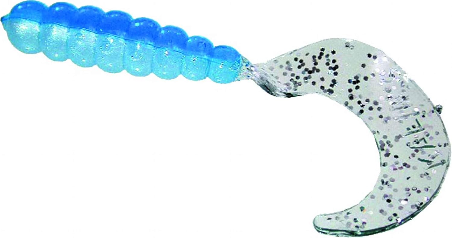 Kalin's Kalin 2 Inch Triple Threat Grub Blue/Silver 2"