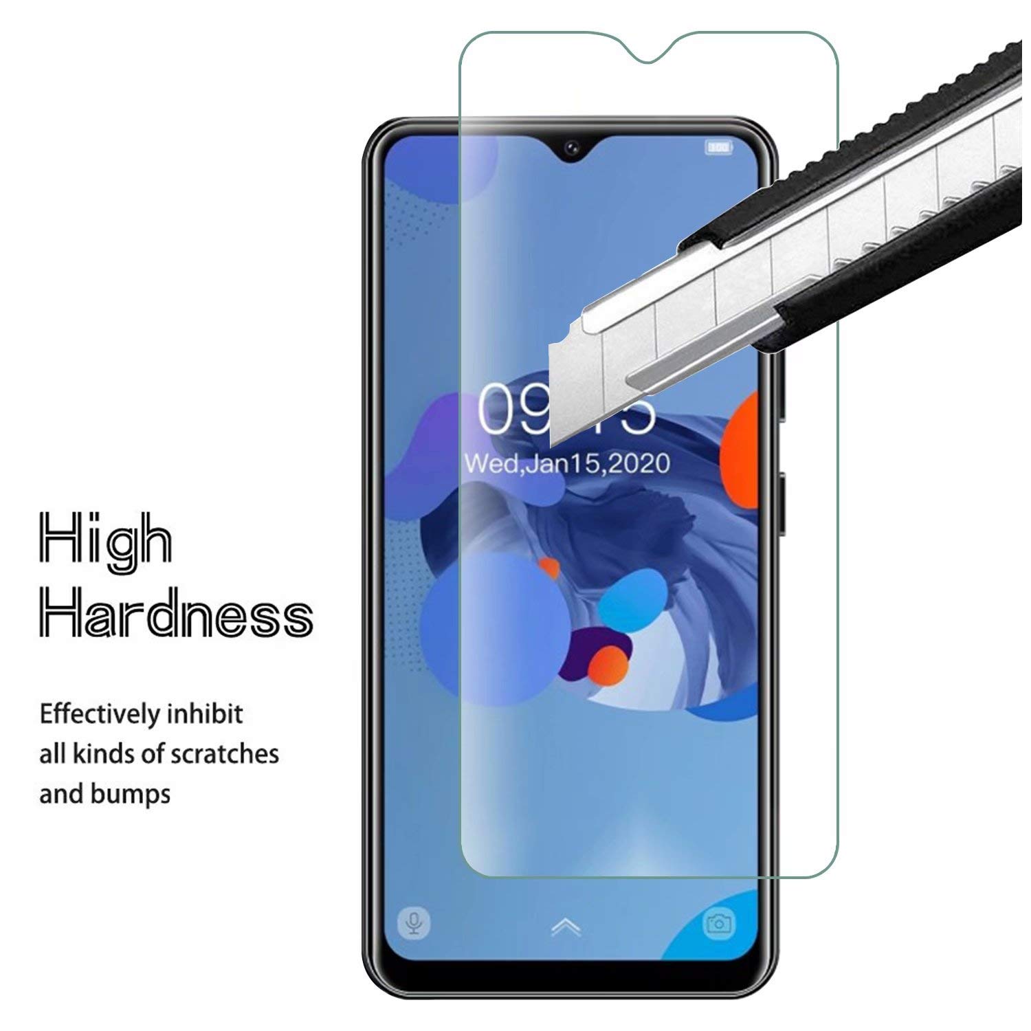 AOKUMA [2 Pezzi Pellicola Vetro Temperato per Oukitel RT6 Tab Pellicola Protezione,Durezza 9H,Antiurto Antigraffio e Anti-impronta