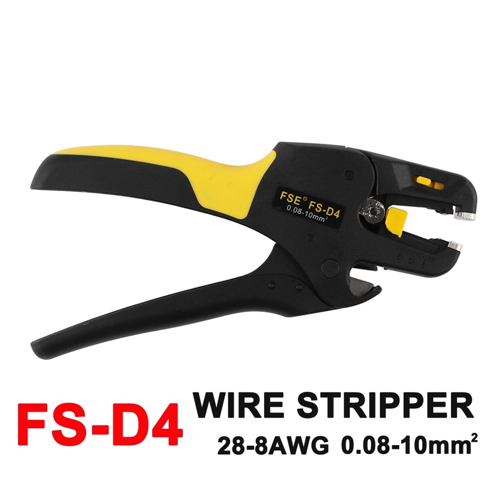 1PC Spellafili Pinza Spellacavi Automatica 0,08-10 mm 32-7 AWG Taglierina Cavo FS-D3 Multiutensile Regolabile 0,03-6 mm2(FS-D4)