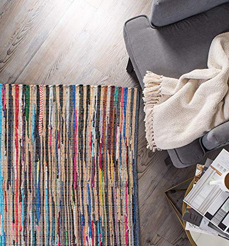 Dii Chindi Home Collection Handwoven Multicolor Area Rag Rug, 20X31.5 #TOP1