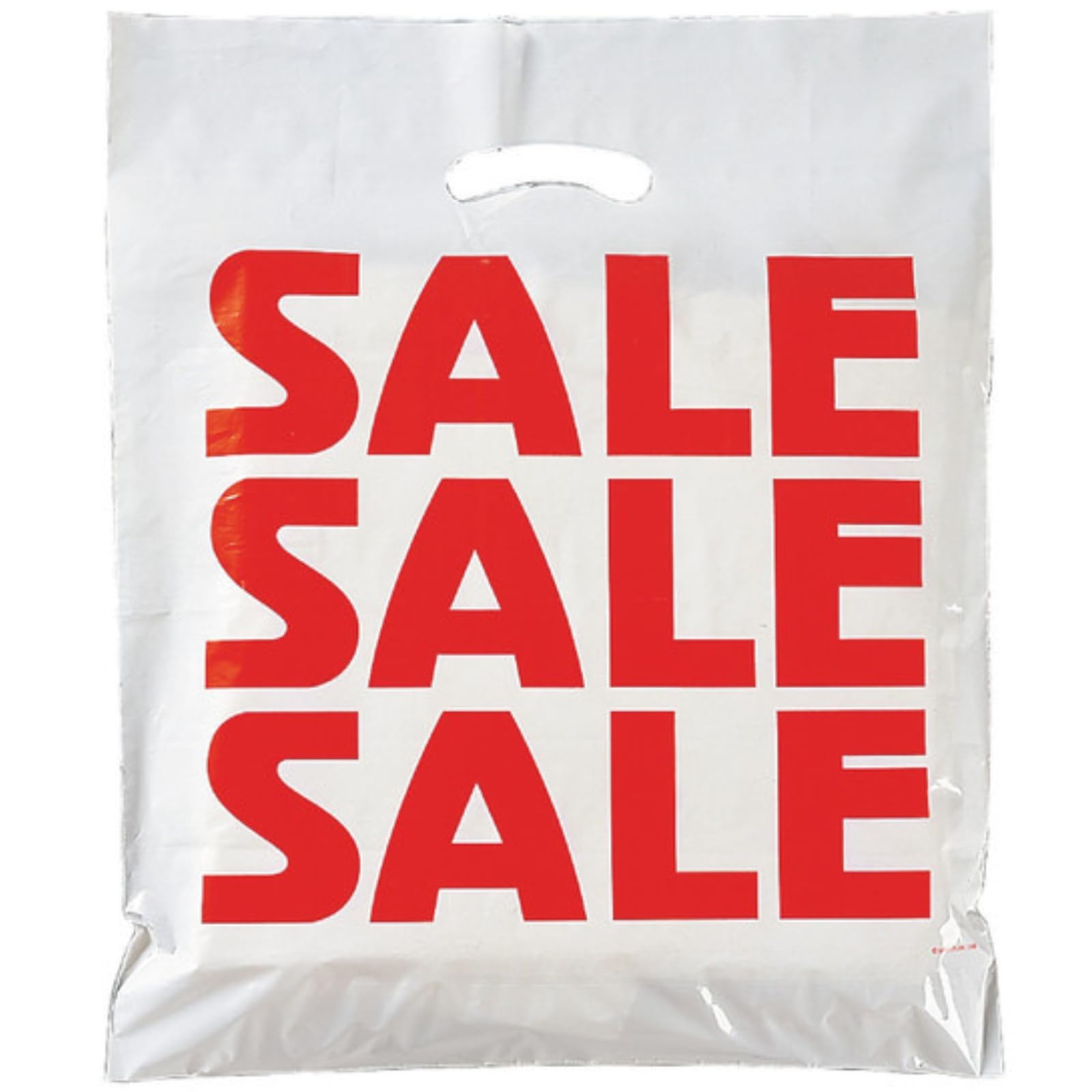 Lince Display Limited 100X Sale Sale Sale 22"x18"+3 Printed Plastic Carrier Bags