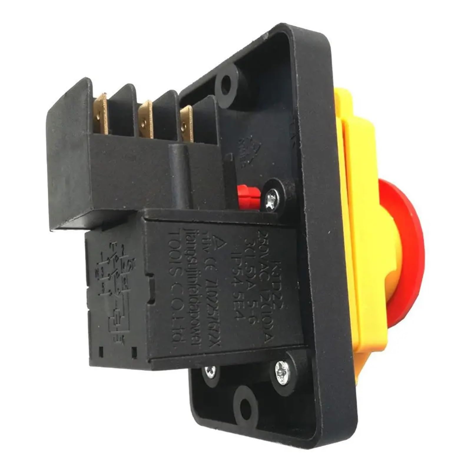 Industrieller Motorschutzschalter mit Not-Aus, 2,5-4 Ampere, bis 690 Industrieller Motorschutzschalter mit Not-Aus, 2,5-4 Ampere, bis 690
