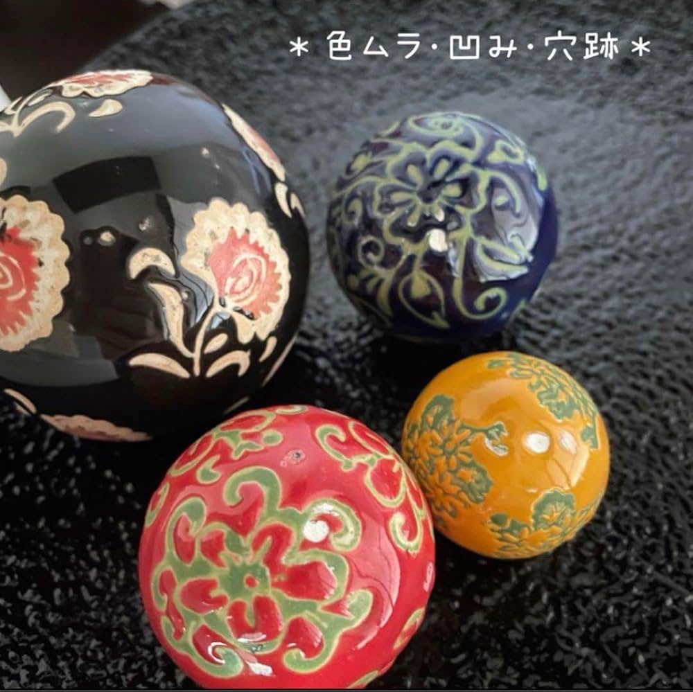 ＊浮球＊ 3点 陶器 浮き球 浮き玉 置物 メダカ鉢 ビオトープ Amazon | ＊浮球＊ 3点 陶器 浮き球 浮き玉 置物 メダカ鉢