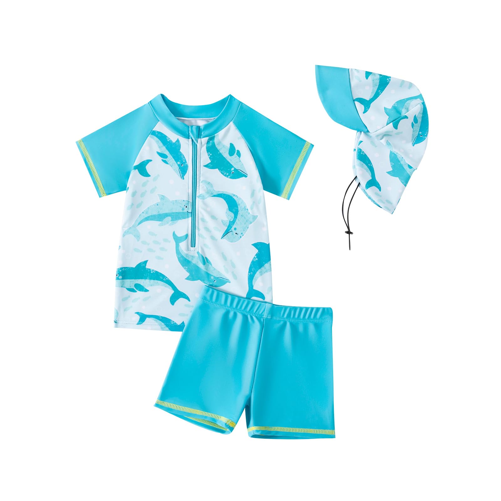 YAGATA Kinder Jungen Badeanzug Bademode Jungen Uv-Schutz Bad