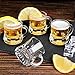 ZZYFGH 10 Pack Mini Beer Shot Glasses, Mini Glass Beer Mug with Handle 1.0 Ounce,Tequila,Vodka Shot Glasses, Great for Father, Husband, Birthday or Friend Party Present (Set of 10-1.0 oz)