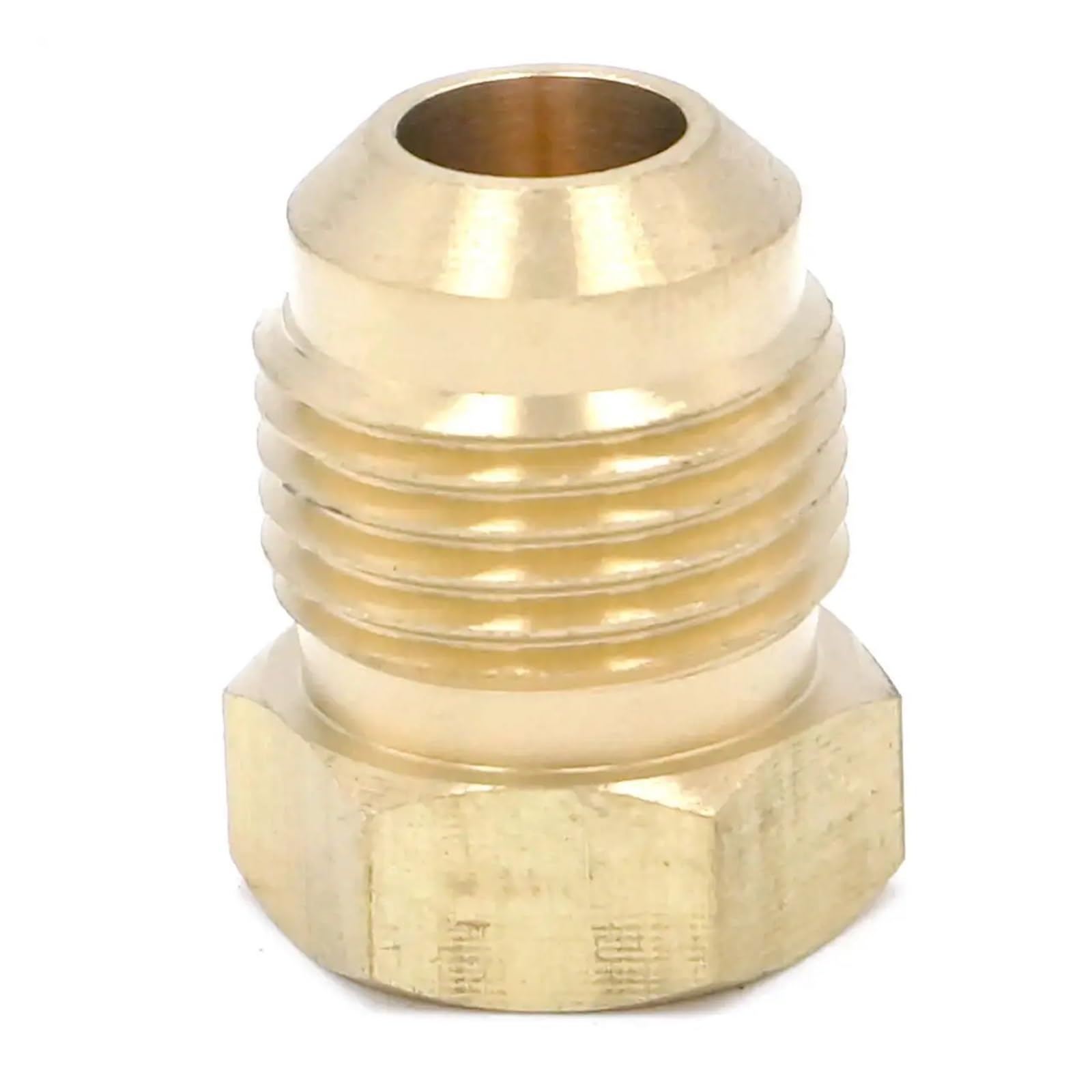 MQXFCZUX SAE Thread 5/8"-18 UNF Fit Tube OD 3/8" End Brass SAE 45 Degree Pipe Fitting MQXFCZUX