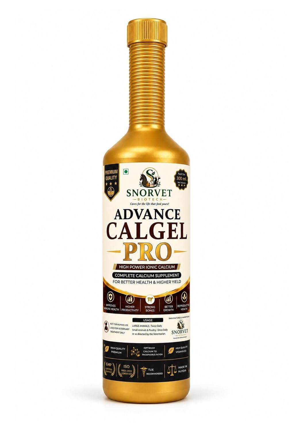 Advance Calgel Pro Ionic Calcium Supplement, 300 ml | Veterinary Use Only, Strong Bones, Improves Immune Health, Better Growth, Reproductive Health-picture-24