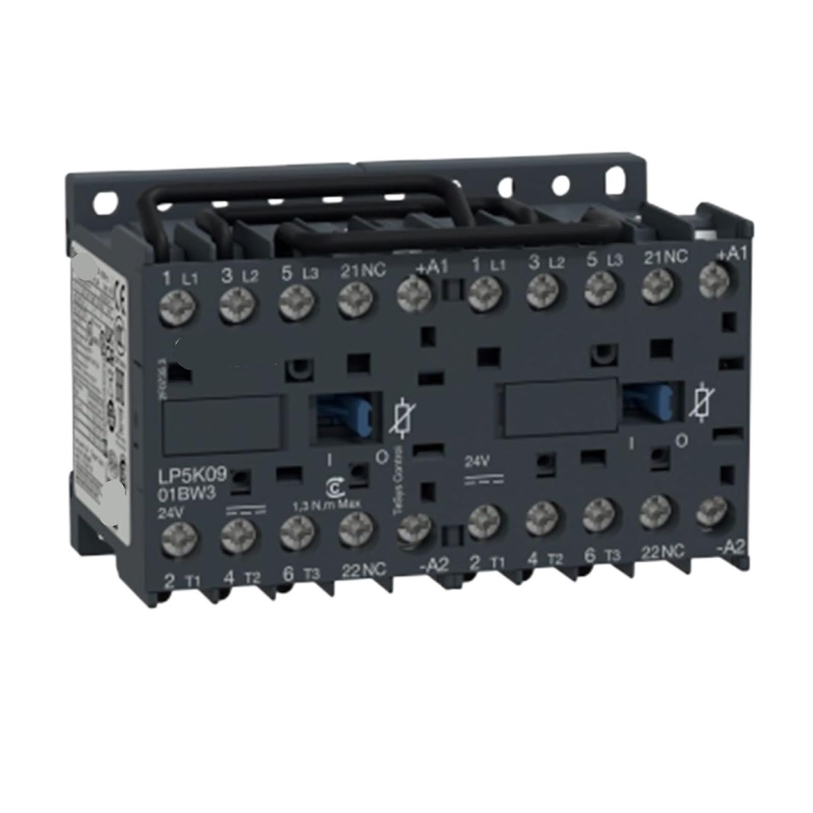TPKMVGAP LP5K0901BW3 reversing contactor - 3P - AC-3 = 440 V 9 A - 1 NC - 24 V DC coil