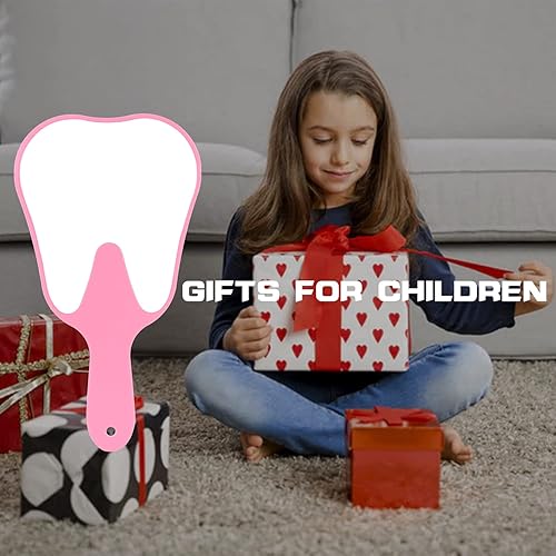 Miniatura 6 de Espejo de mano en forma de diente - Espejo de mano Espejo de dientes Espejo de paciente Higienista Dental Regalos