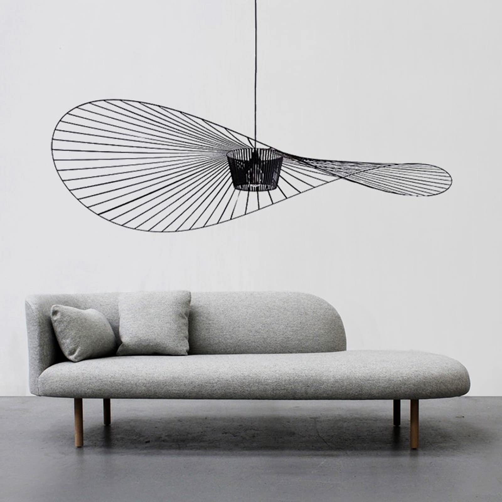 Qiaomao Vintage Hanglamp Zwart 200cm, Vertigo Retro Woonkamer Kroonluchter Hanglamp, E27 LED Glasvezel Staal Polyurethaan Vintage Hangende Lampenkap Moderne Kroonluchter, In Hoogte Verstelbaar Qiaomao Vintage Hanglamp Zwart 200cm, Vertigo Retro Woonkamer Kroonluchter Hanglamp, E27 LED Glasvezel Staal Polyurethaan Vintage Hangende Lampenkap Moderne Kroonluchter, In Hoogte Verstelbaar