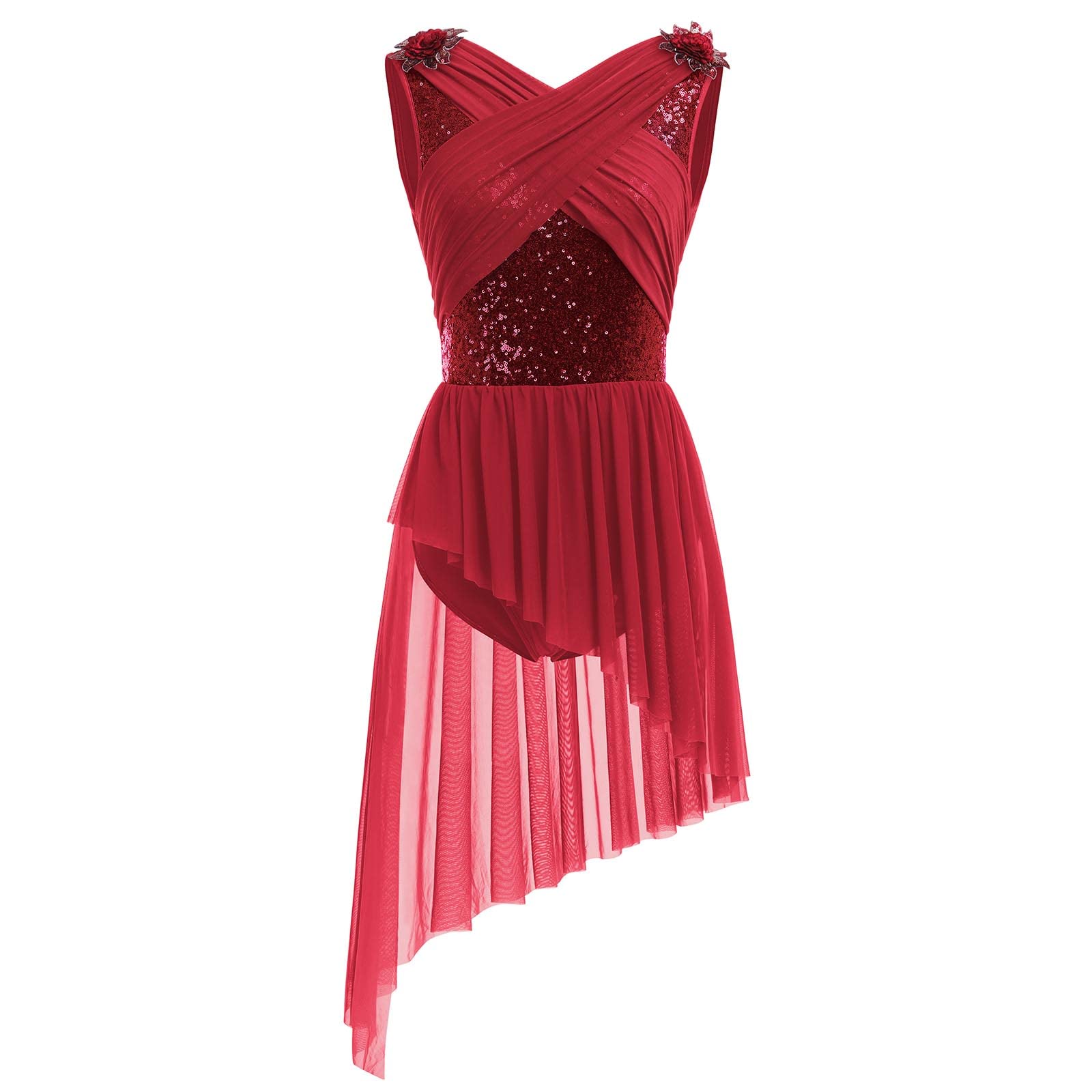 Womens Lyrical Dance Costume Sequin Flower Lyrical Dress Asymmetric Flowy | Desertcart Gambia Womens Lyrical Dance Costume Sequin Flower Lyrical Dress Asymmetric Flowy | Desertcart Gambia