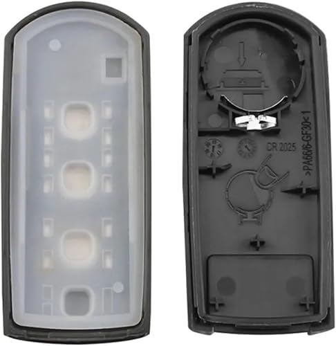 Miniatura 2 de Oulesh Car Key Fob Cases for Mazda CX-3 Axela CX-5 Atenza, Smart Remote Key Shell Case 3 Button