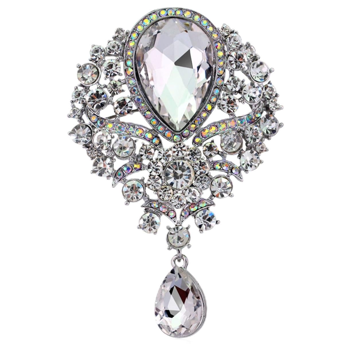 FAIRYGATE Brooches Enamel Brooch for Men Women Retro Rhinestone Lapel Pin Clothing Hat Decoration，B38 — view 26